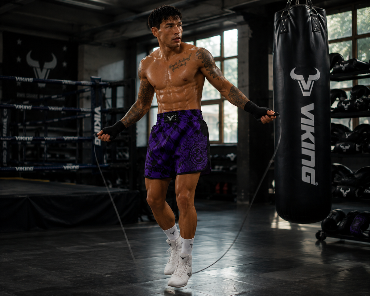 Viking Stripe Muay Thai Shorts