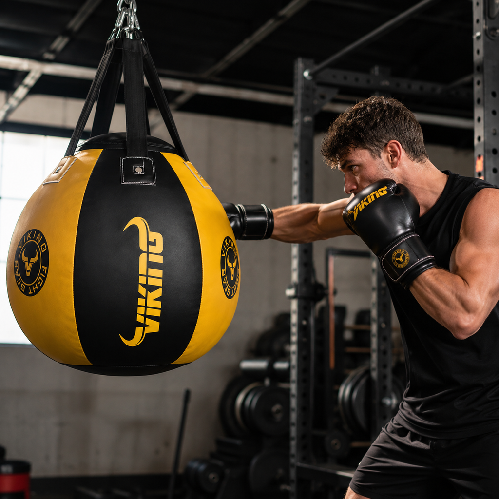 Viking Pro Leather Wrecking  Ball Punching Bag