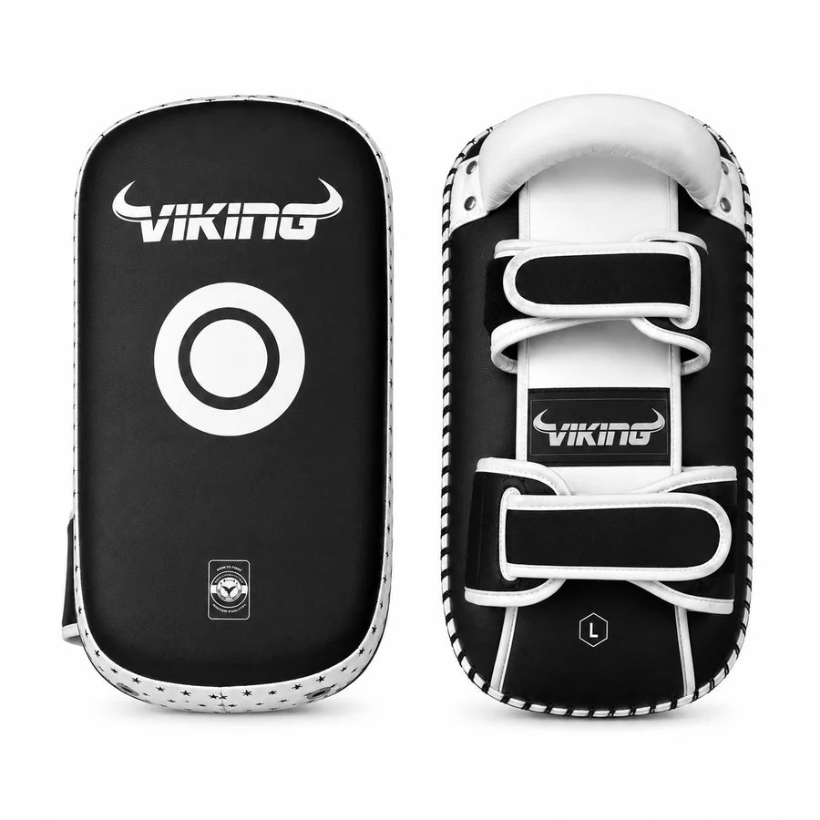 Viking Diablo Curved Pro Leather  Thai Pads (Heavy Duty)