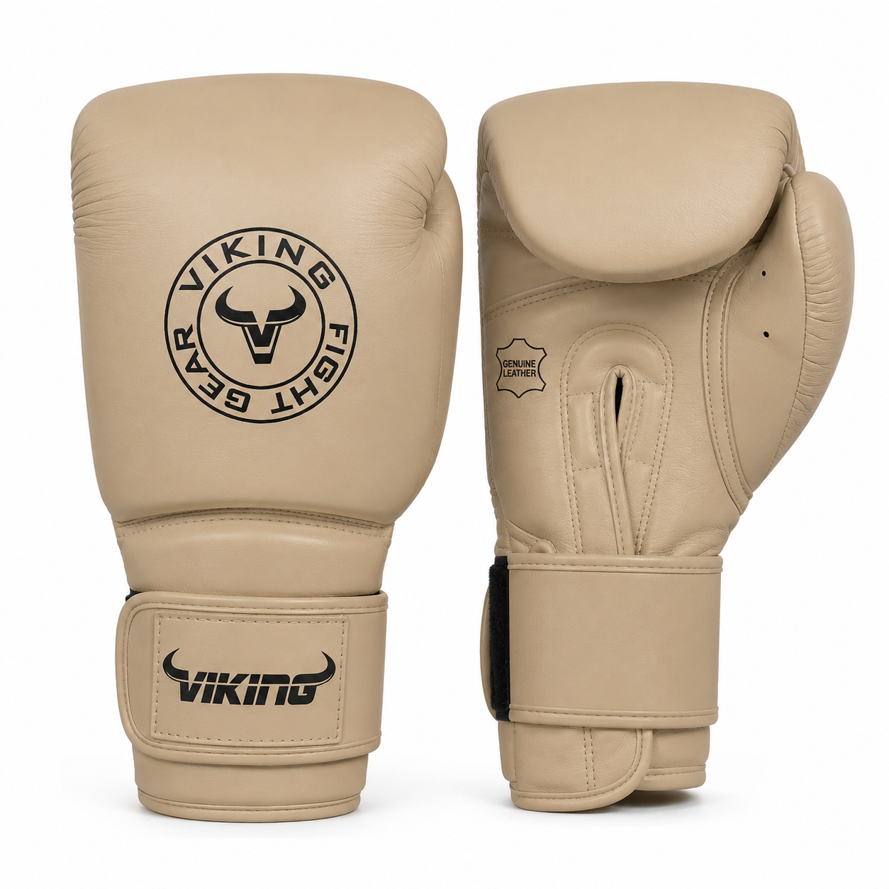 Viking Savage Leather Wrist Locking Boxing gloves