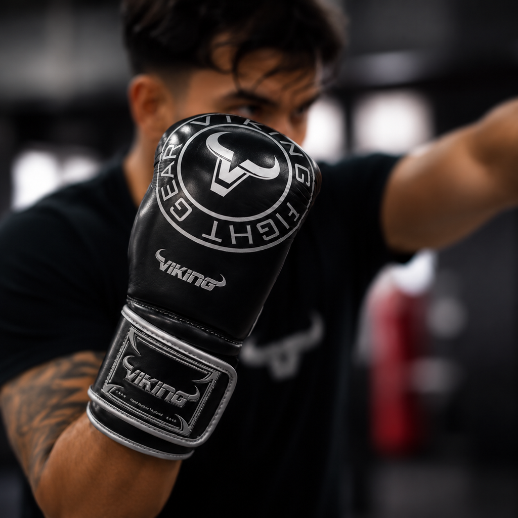 Viking Rage Leather Boxing Gloves