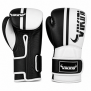 Viking Odin Elite Leather Dual Wrist strap Boxing Gloves