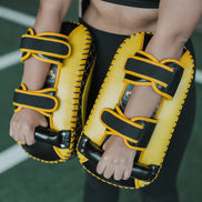 Viking Diablo Curved Pro Leather  Thai Pads (Heavy Duty)