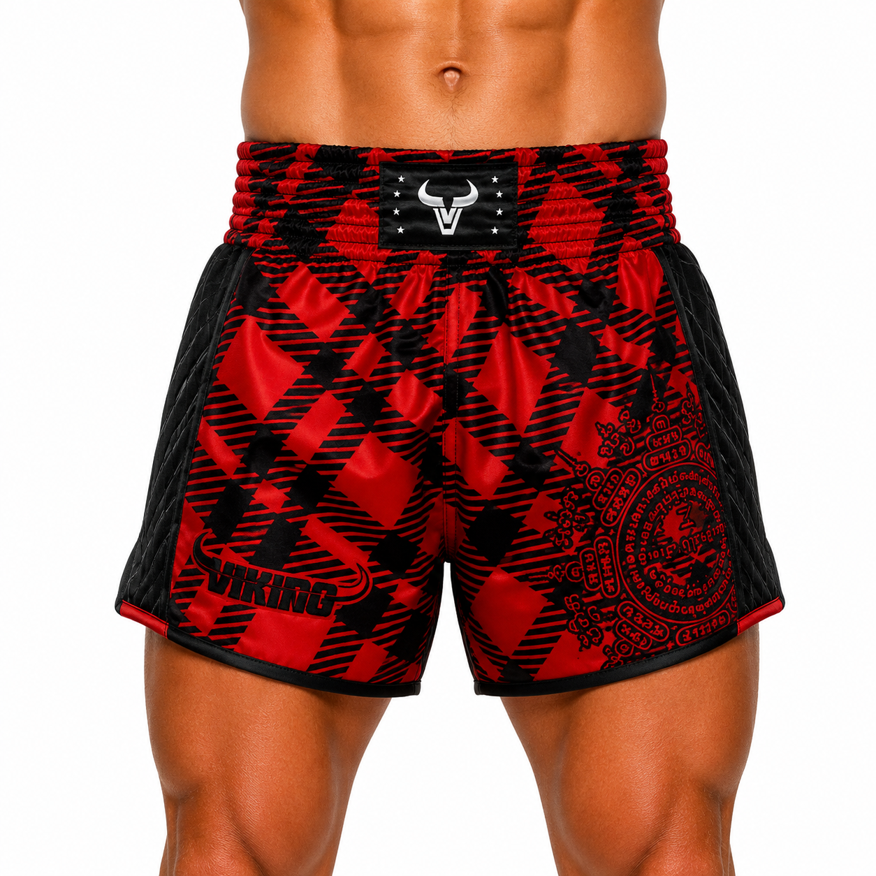 Viking Stripe Muay Thai Shorts