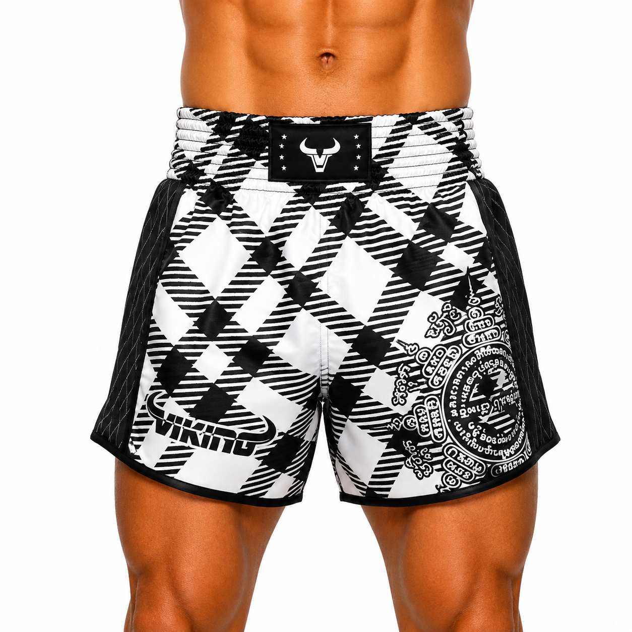 Viking Stripe Muay Thai Shorts