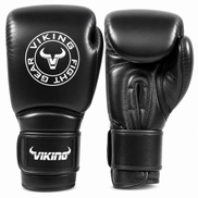 Viking Savage Leather Wrist Locking Boxing gloves