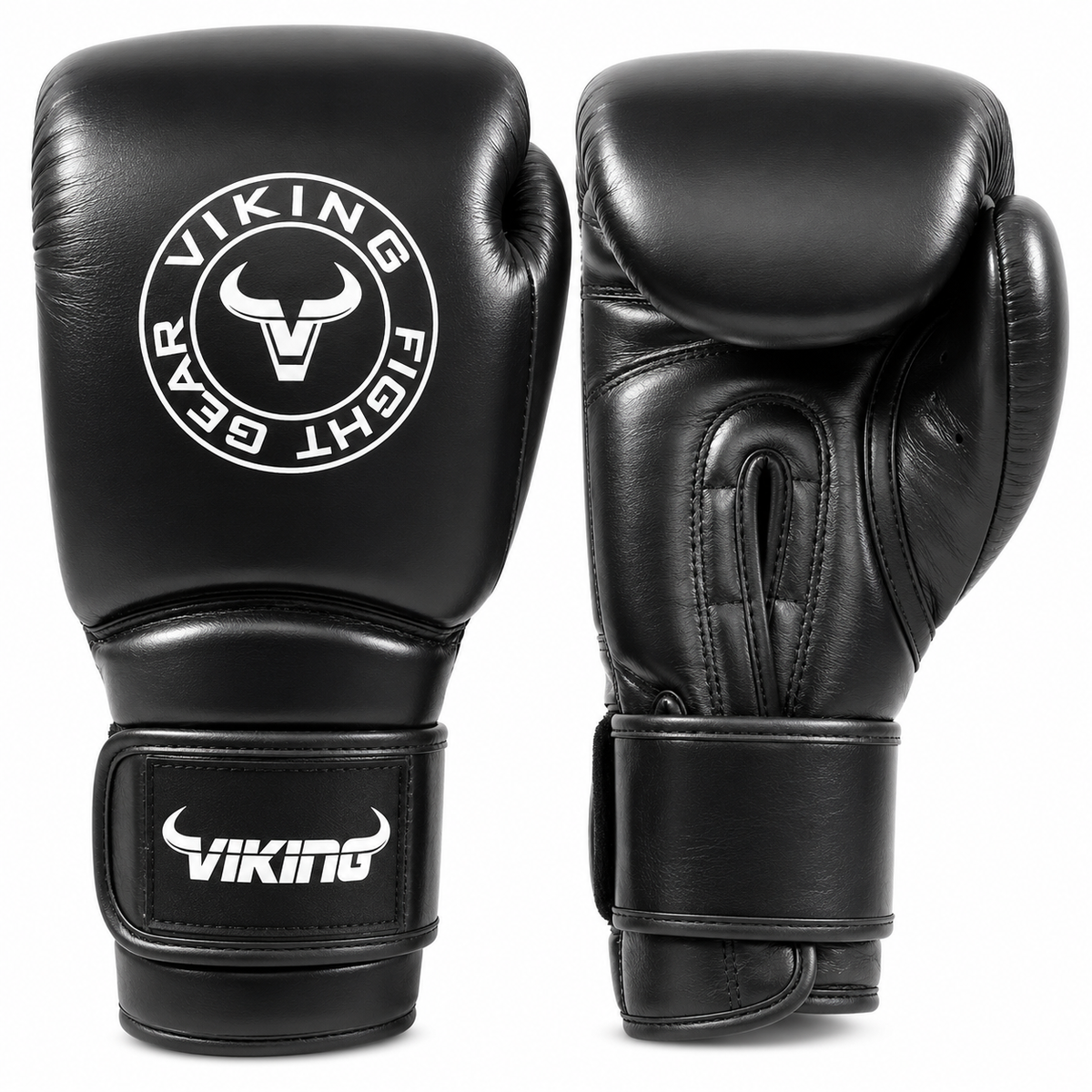 Viking Savage Leather Wrist Locking Boxing gloves