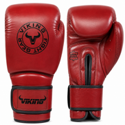 Viking Savage Leather Wrist Locking Boxing gloves
