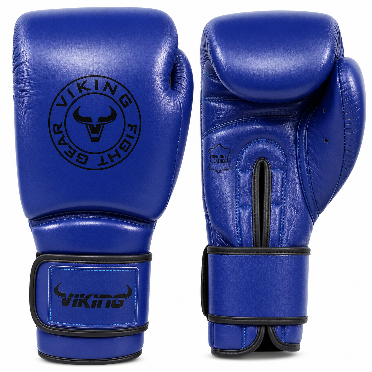 Viking Savage Leather Wrist Locking Boxing gloves