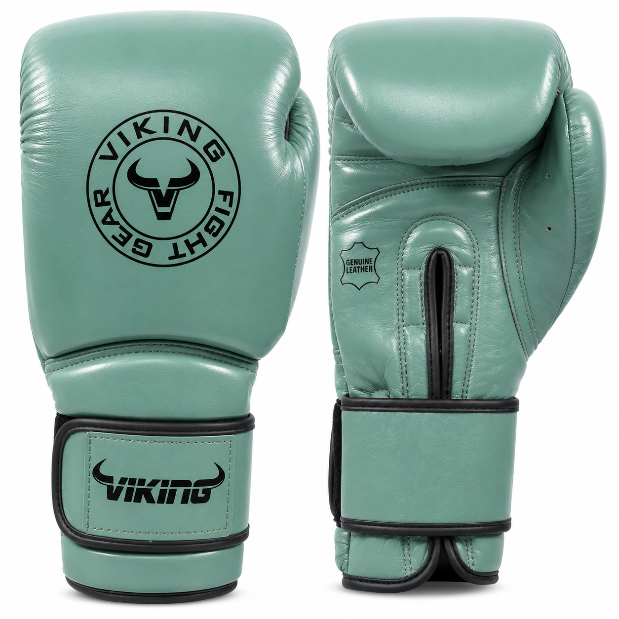 Viking Savage Leather Wrist Locking Boxing gloves
