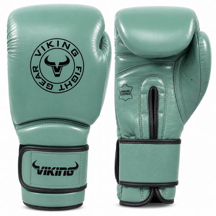 Viking Savage Leather Wrist Locking Boxing gloves