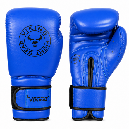 Viking Savage Leather Wrist Locking Boxing gloves