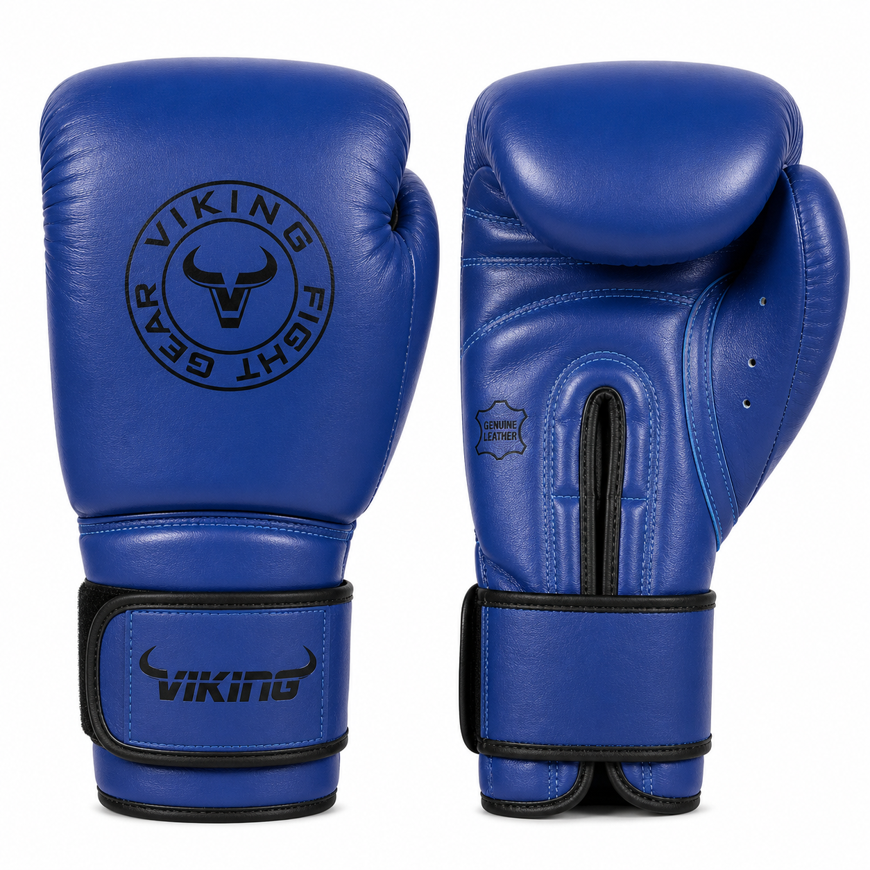 Viking Savage Leather Wrist Locking Boxing gloves
