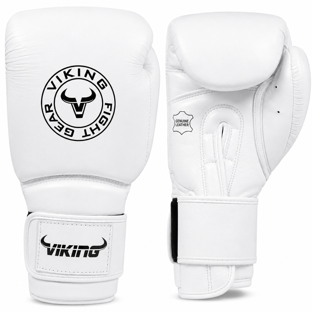 Viking Savage Leather Wrist Locking Boxing gloves
