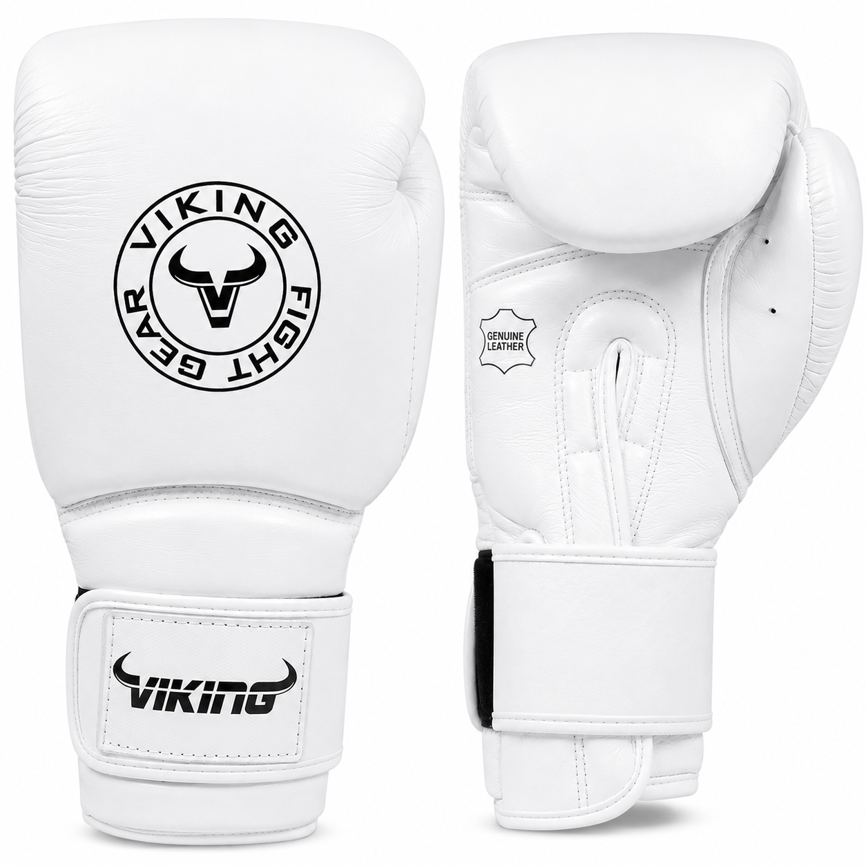 Viking Savage Leather Wrist Locking Boxing gloves