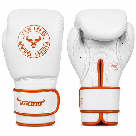 Viking Savage Leather Wrist Locking Boxing gloves