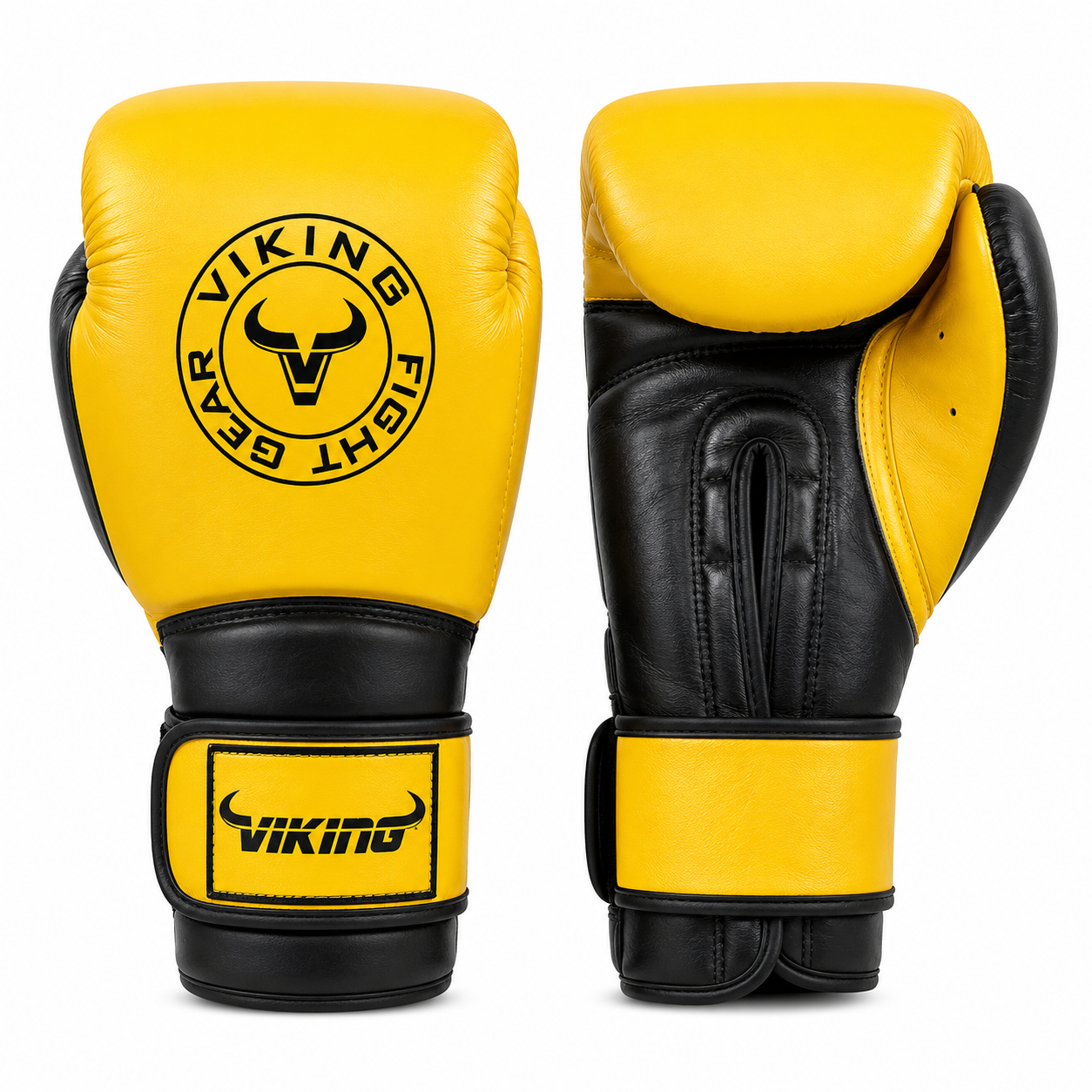 Viking Savage Leather Wrist Locking Boxing gloves