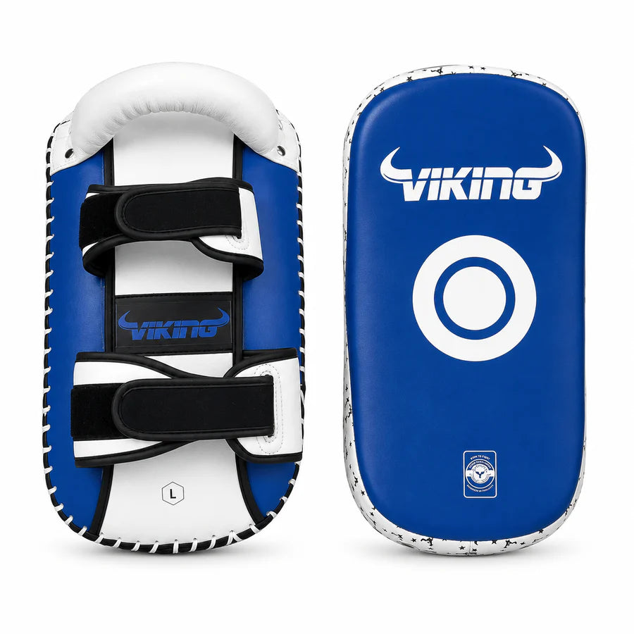 Viking Diablo Curved Pro Leather  Thai Pads (Heavy Duty)
