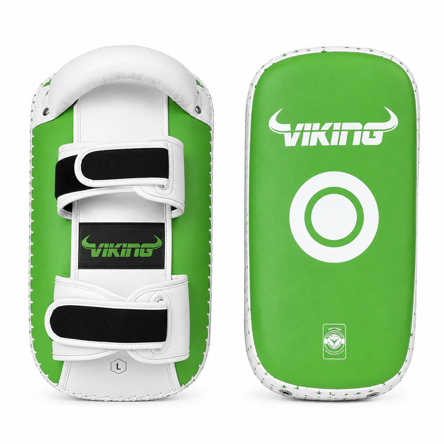 Viking Diablo Curved Pro Leather  Thai Pads (Heavy Duty)