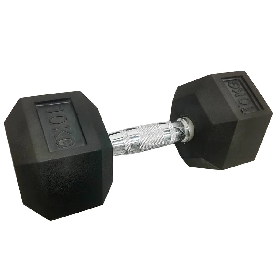 Viking Rubber Hex Dumbbells