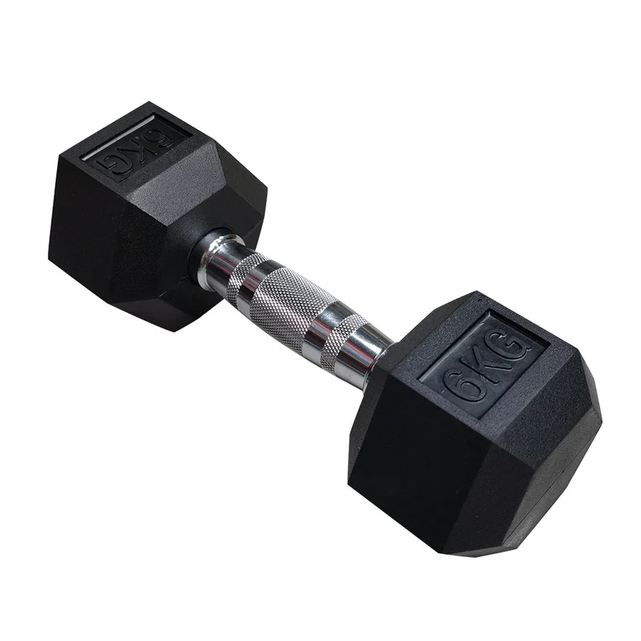 Viking Rubber Hex Dumbbells